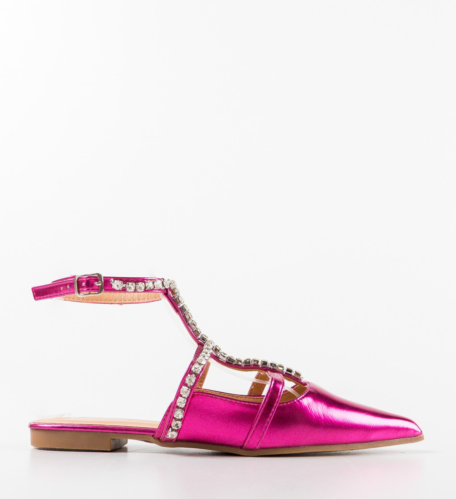 Balerini Dama Tierney Fuchsia - Confort Casual - imagine 4