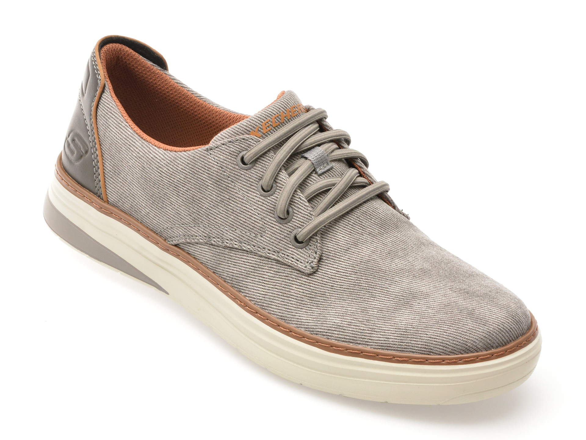 Pantofi Skechers Hyland Gri - Confort Zilnic