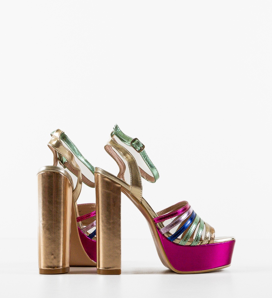 Sandale cu Toc Darcey Multi - Stil Versatil - imagine 5