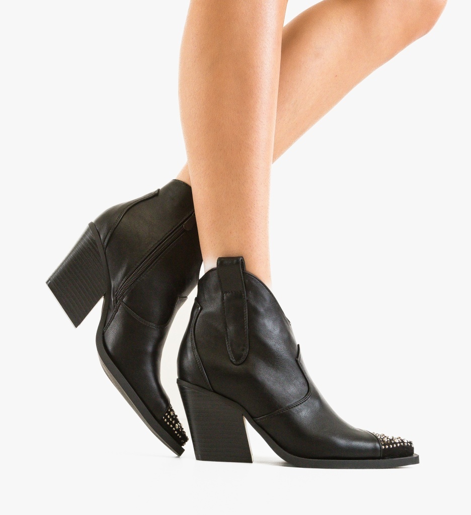 Botine Dama Siobha Negre - Eleganță și Confort - imagine 6