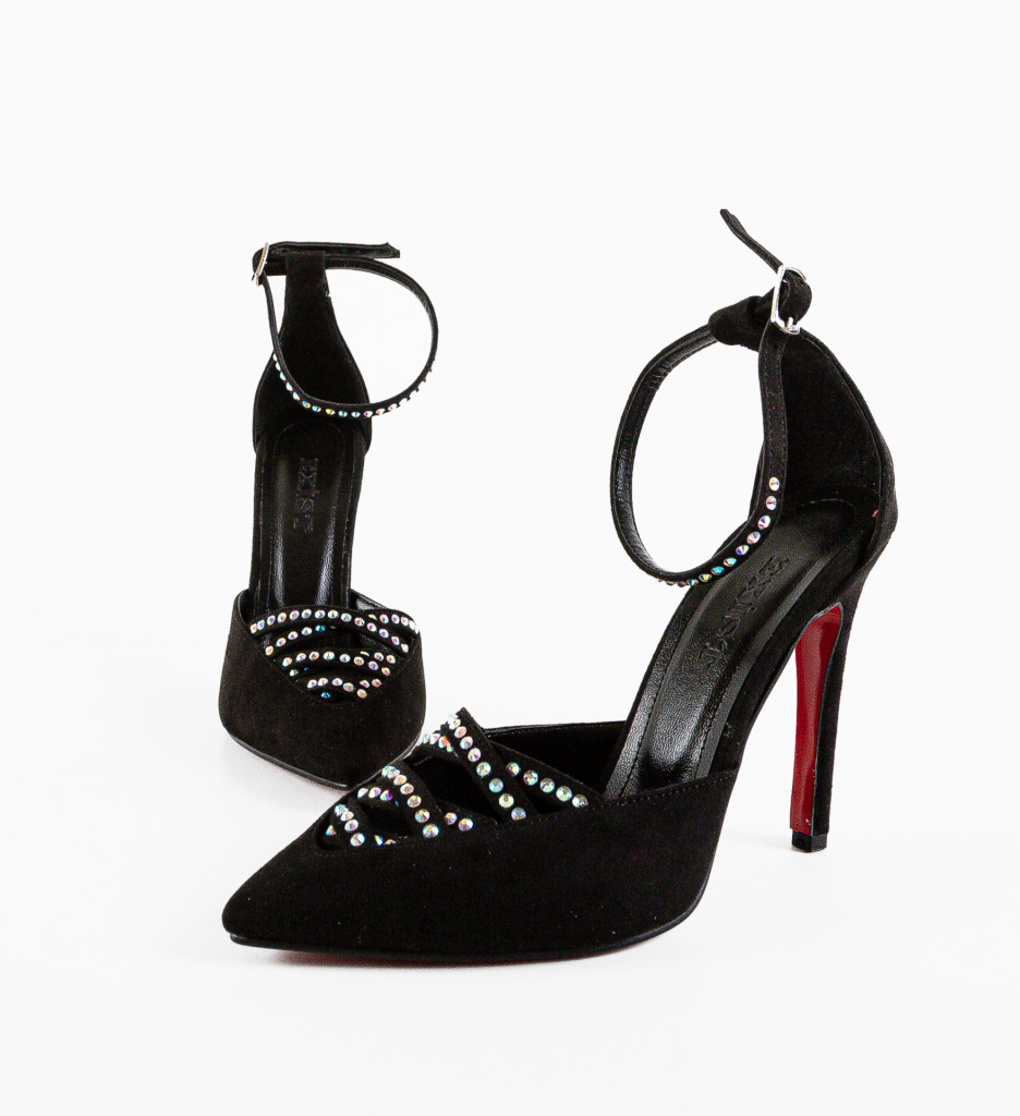 Pantofi Dama Alchonya Negri Eleganți - imagine 6