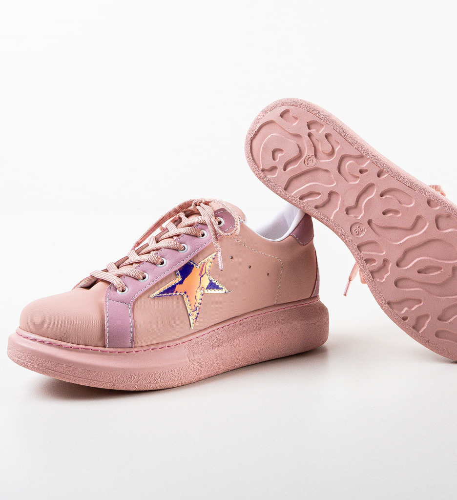 Sneakers Dama Feet Roz - Confort și Stil - imagine 7