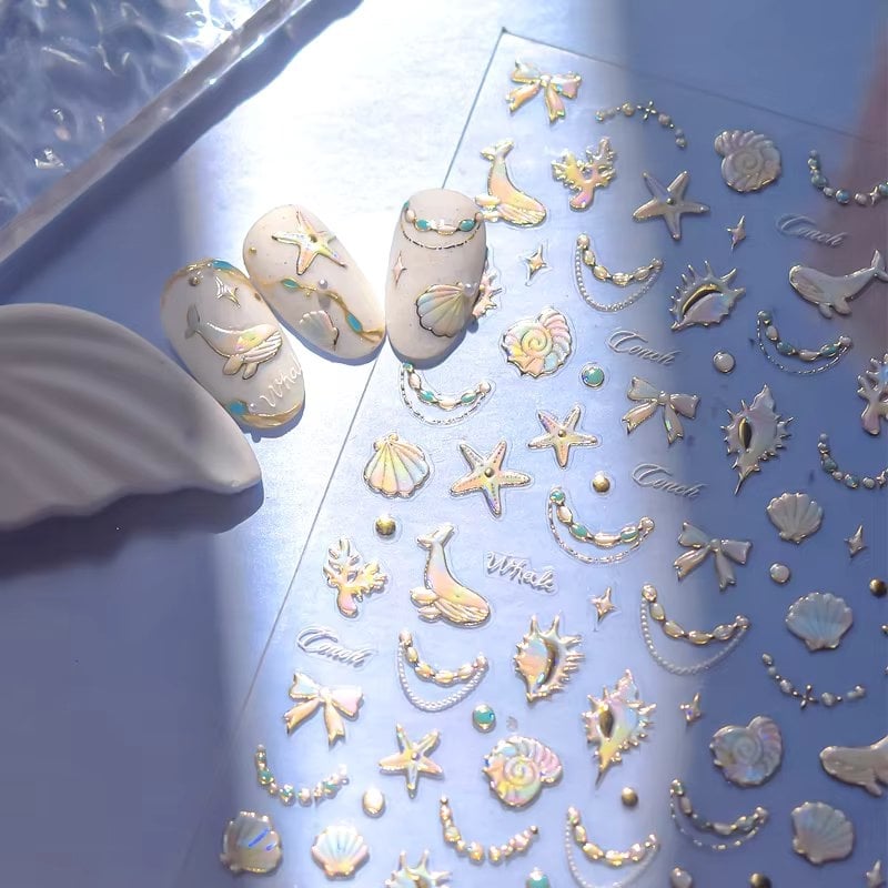 Abtibilduri Unghii 3D Marquise | Nail Art Rapid