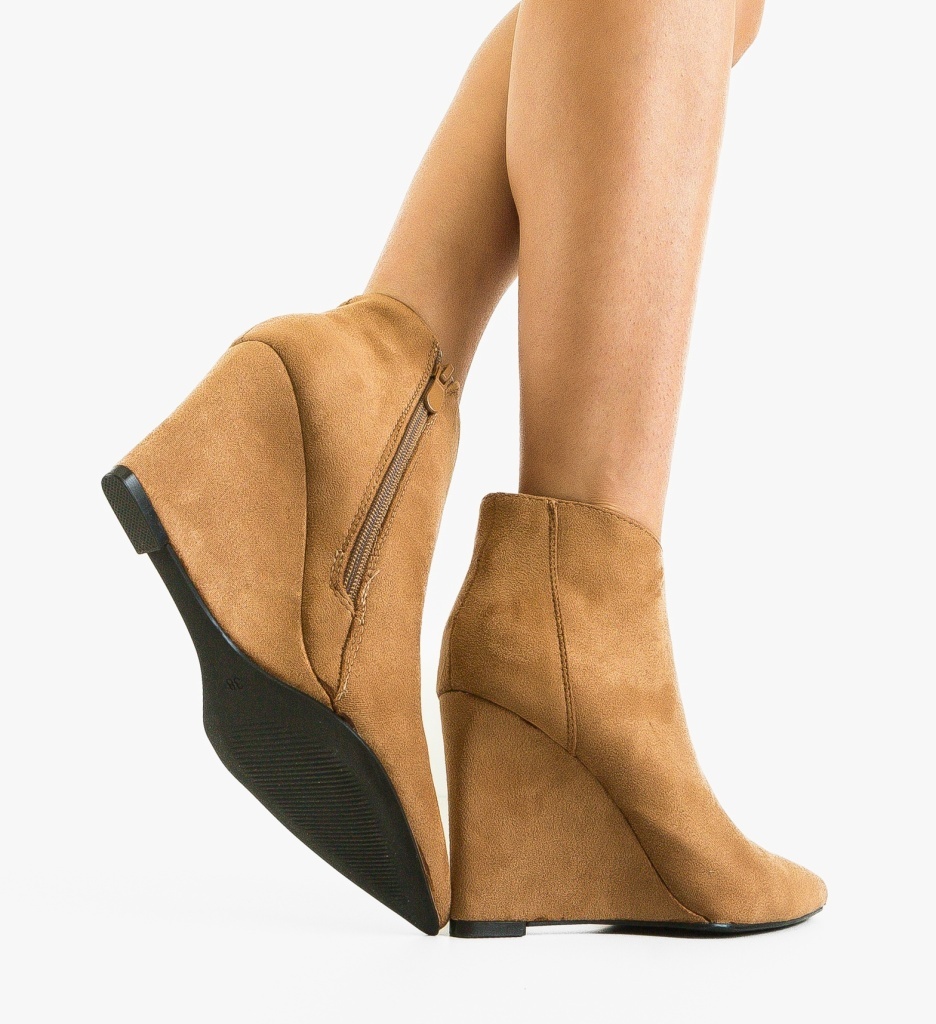 Botine Dama Patton Camel - Stil și Confort - imagine 4