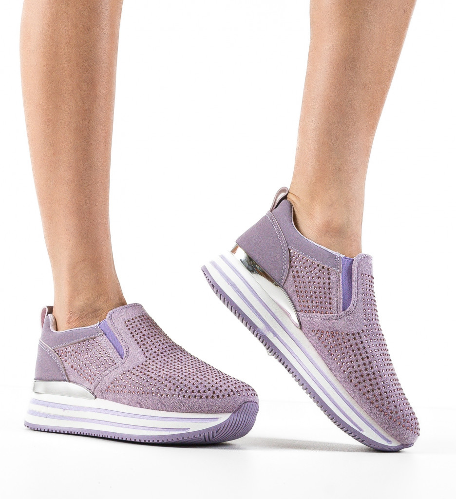 Pantofi Sport Jazmin Mov - Confort si Stil - imagine 2