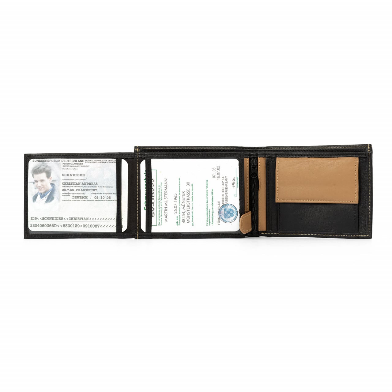 Delis Portofel Barbati Piele Naturala Multifuncțional - imagine 4