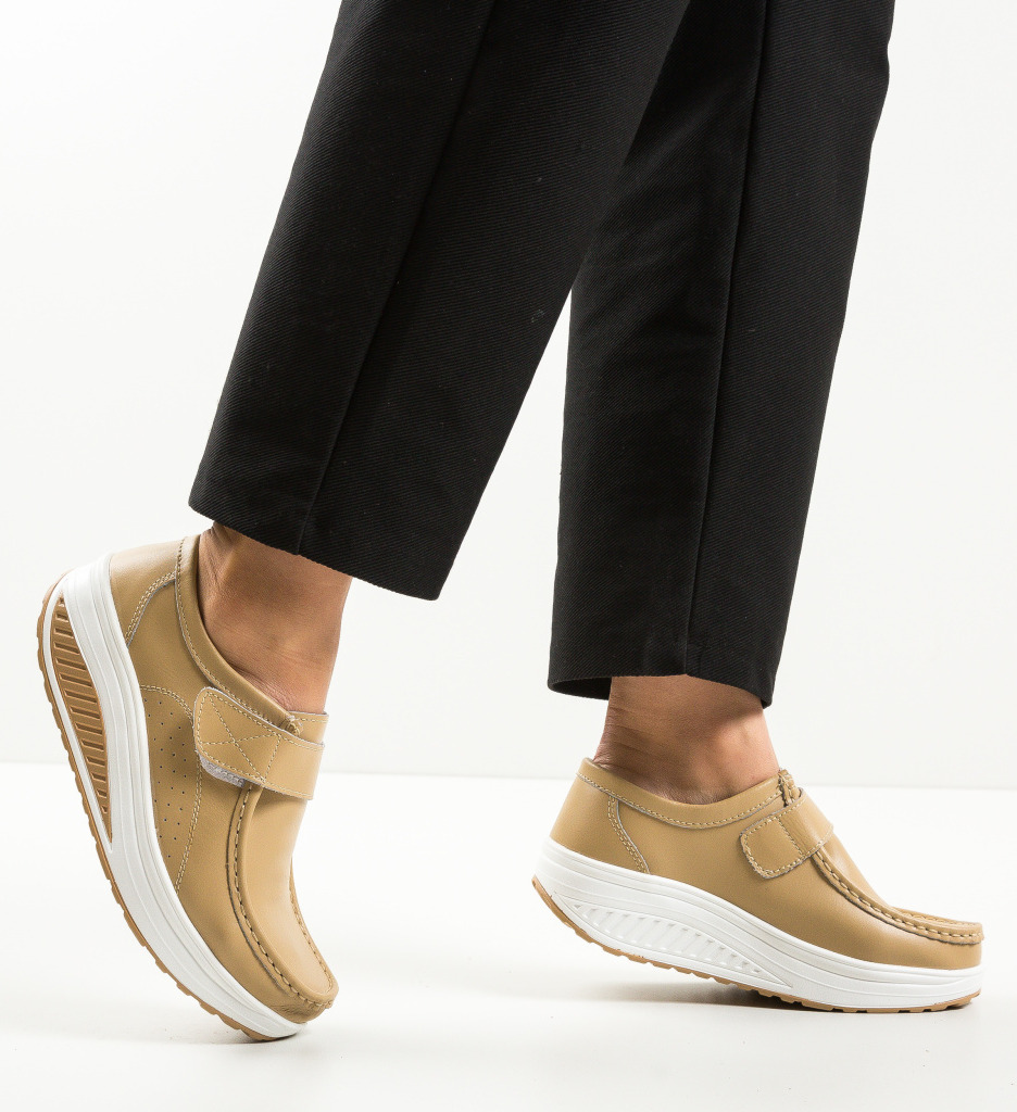 Pantofi Casual Marko Bej - Confort și Stil Urban