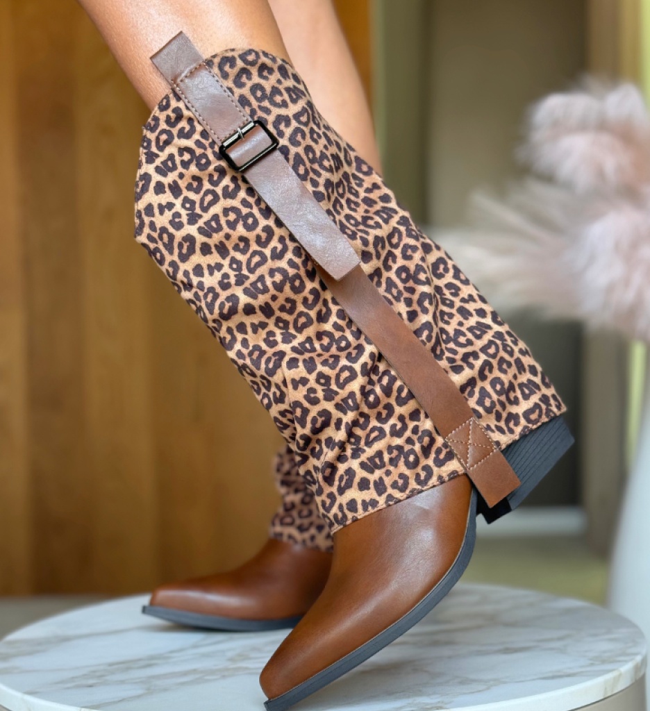 Cizme Dama Inga Print | Stil și Eleganță