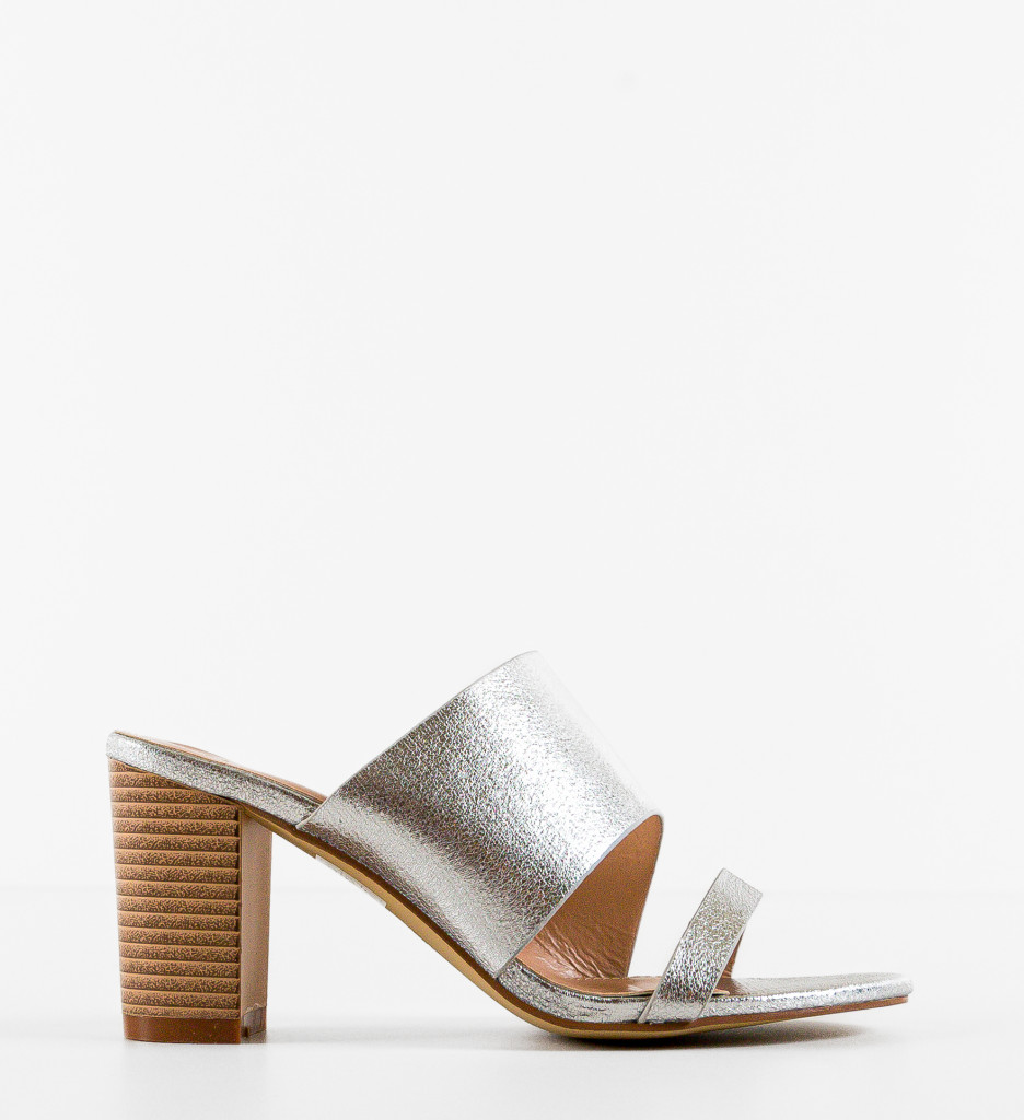 Saboti Argintii Eleganti - Stil si Confort - imagine 5
