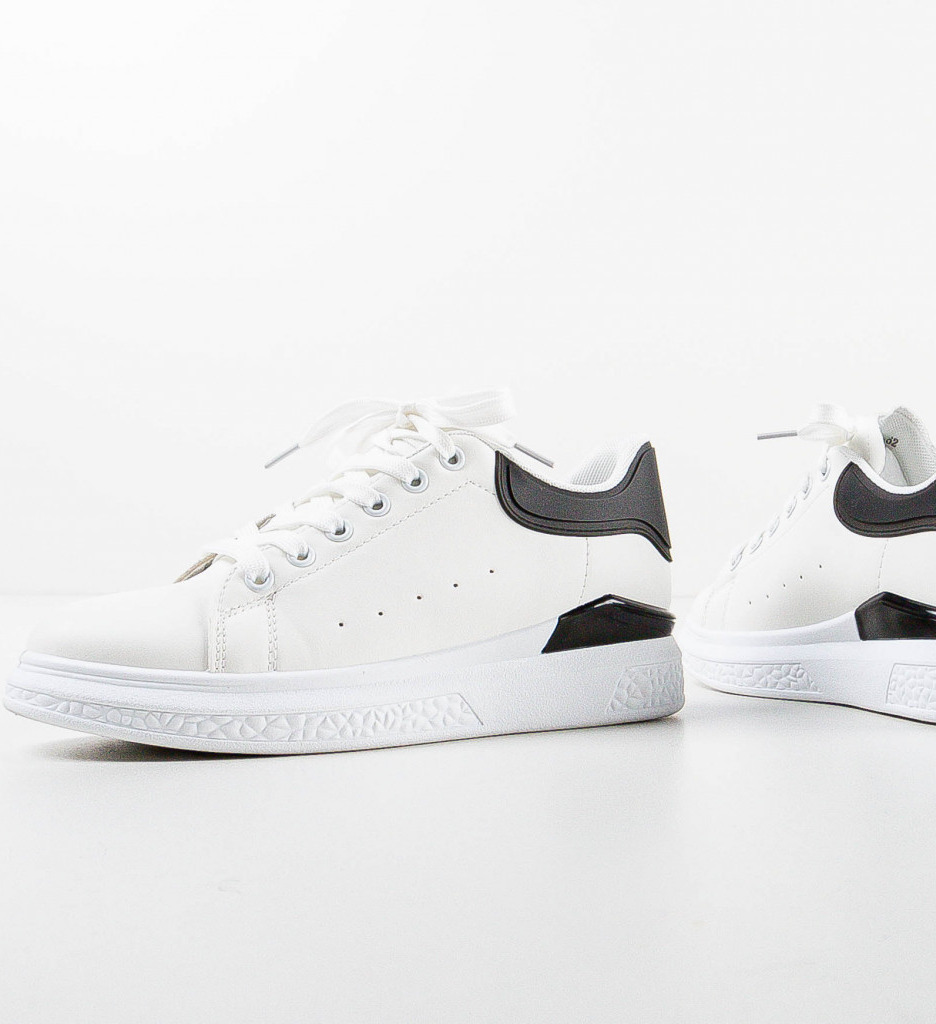 Pantofi Sport Nalam Albi Confort - imagine 6