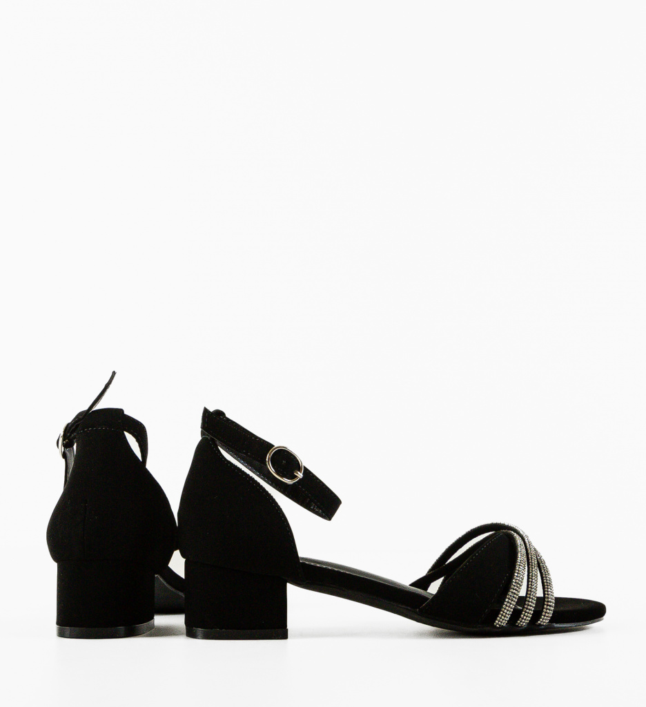 Sandale Banessa Negre | Eleganță și Stil - imagine 5