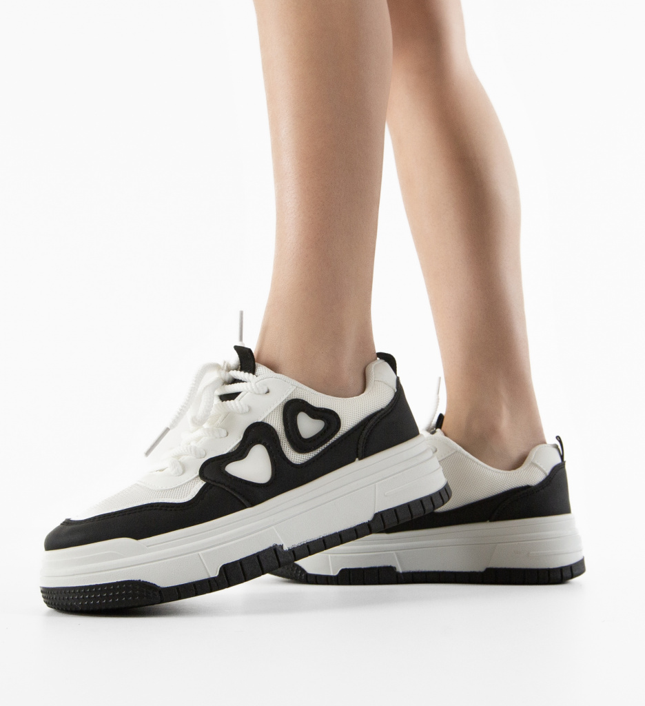 Sneakers Wells Dama Negri | Confort și Stil - imagine 3