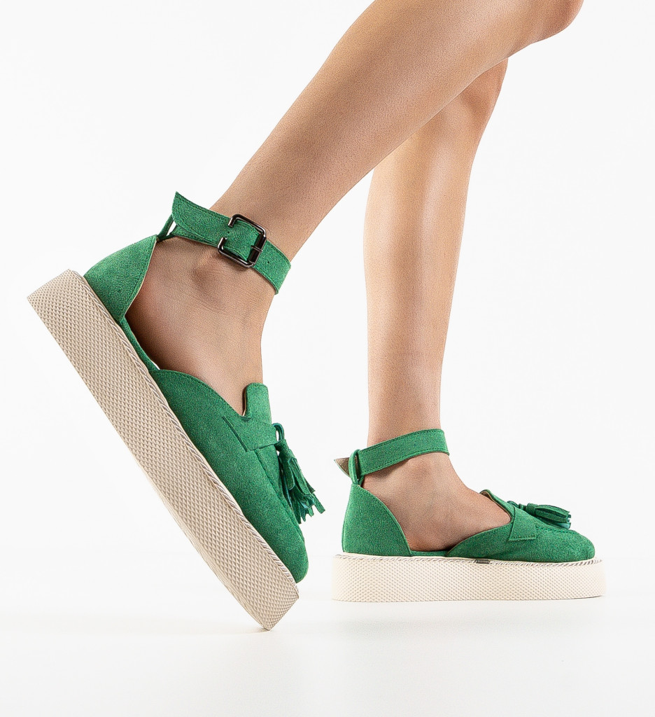 Pantofi Kalin Verzi | Stil Casual Confortabil - imagine 2