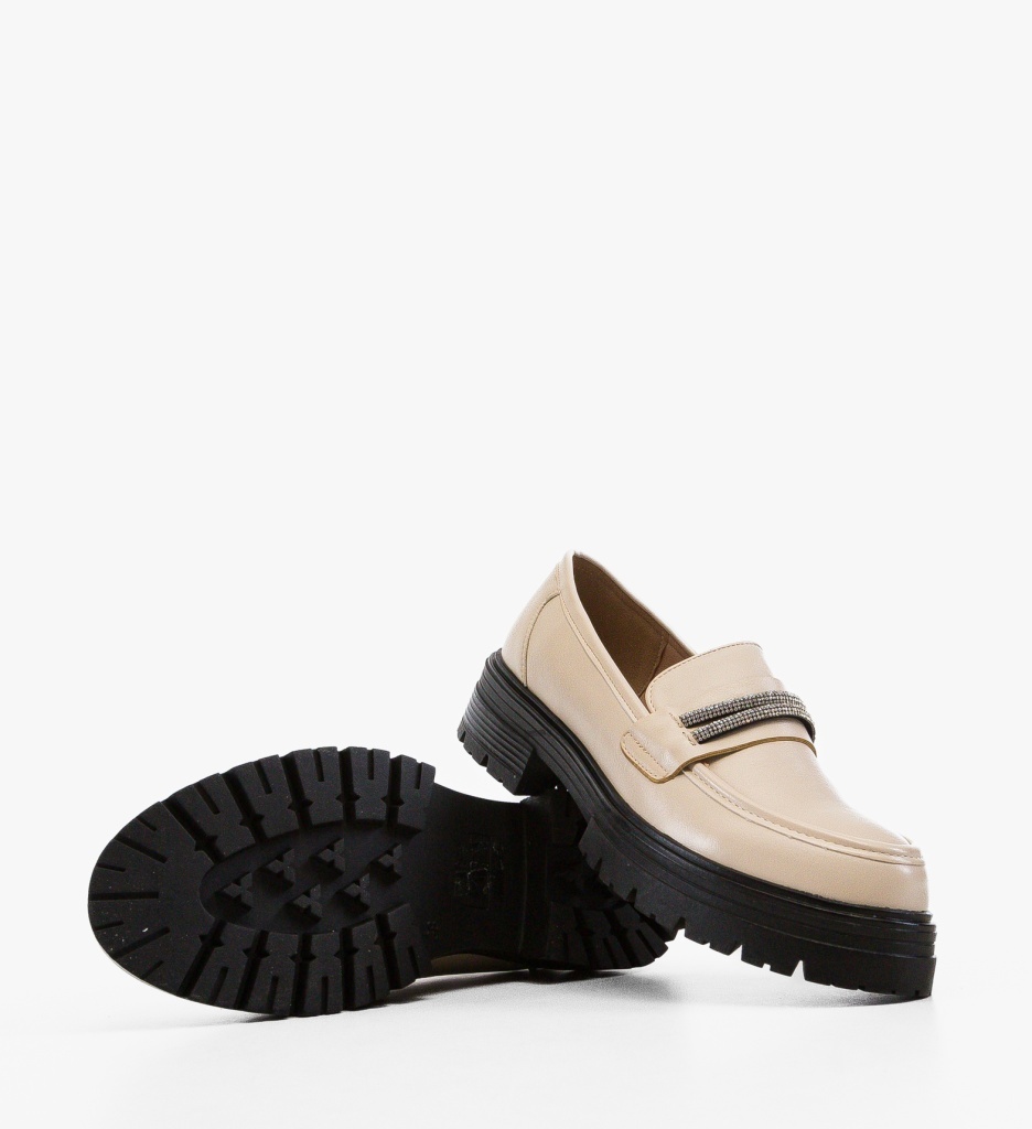Pantofi Casual Dama Uster Bej | Confort și Eleganță - imagine 6