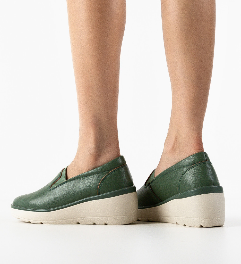 Pantofi Casual Yanam Verzi - Confort și Stil - imagine 3