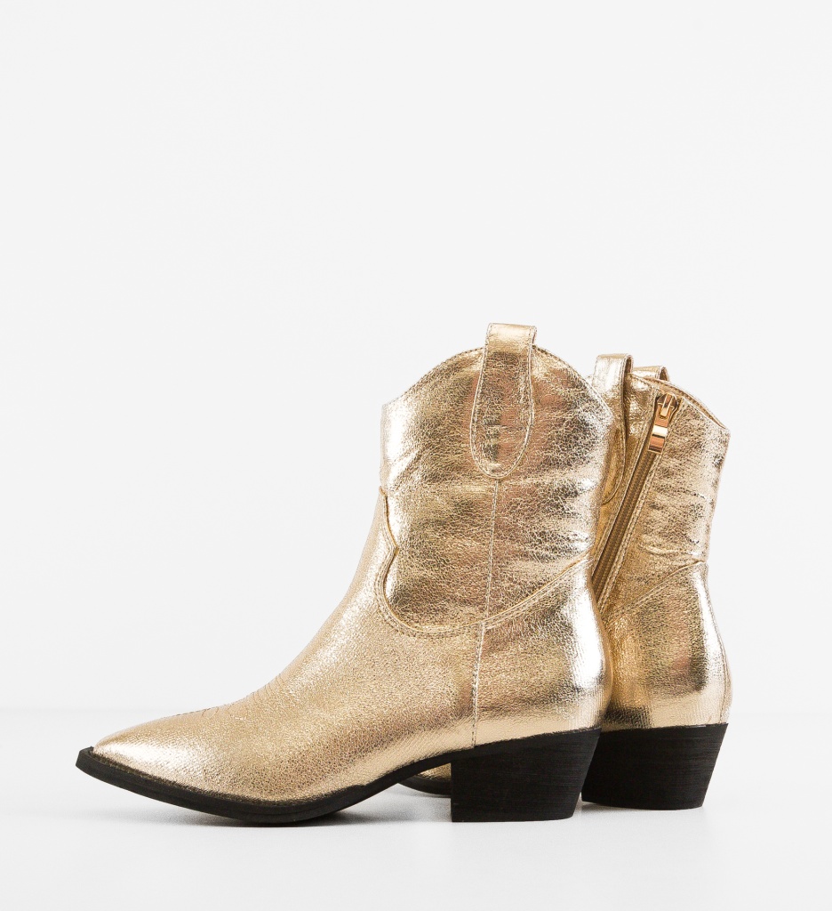 Botine Dama Lexz Aurii - Stil Refined - imagine 7