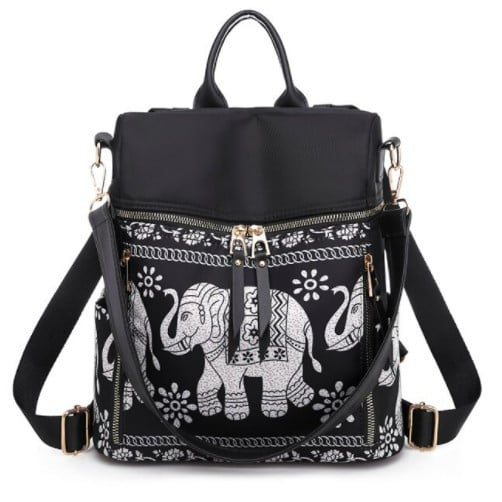 Rucsac Dama Raelyn OEM Negru 2-in-1