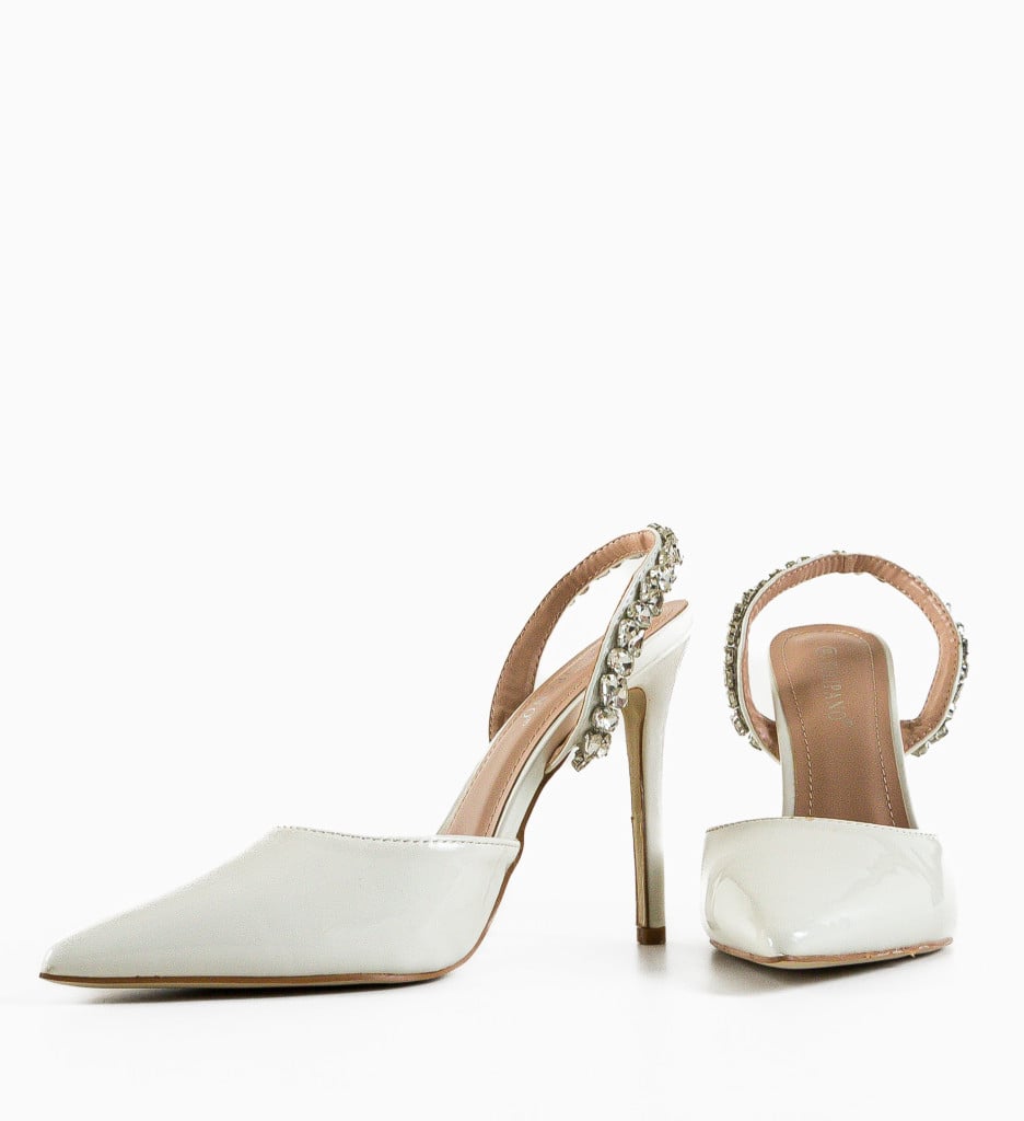 Pantofi Haven Albi cu Toc - Eleganță și Stil - imagine 6