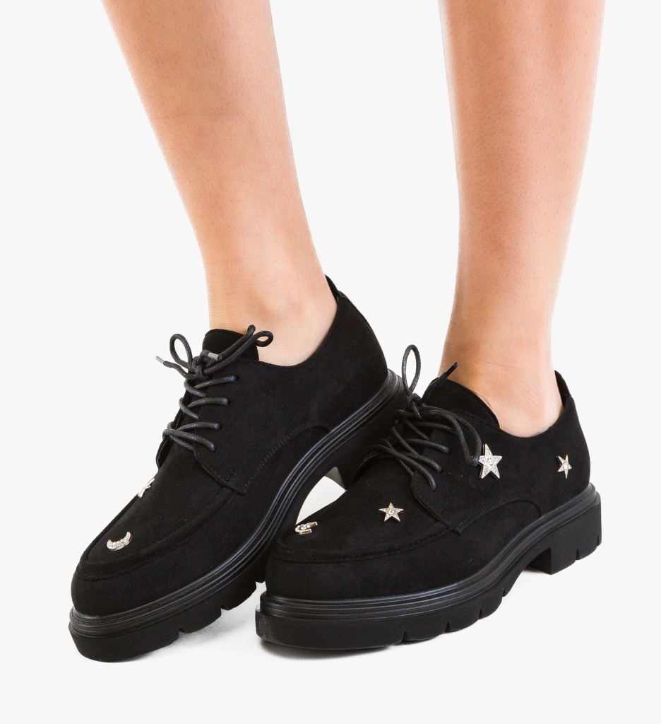 Pantofi Casual Stellar Negri – Stil și Confort - imagine 2