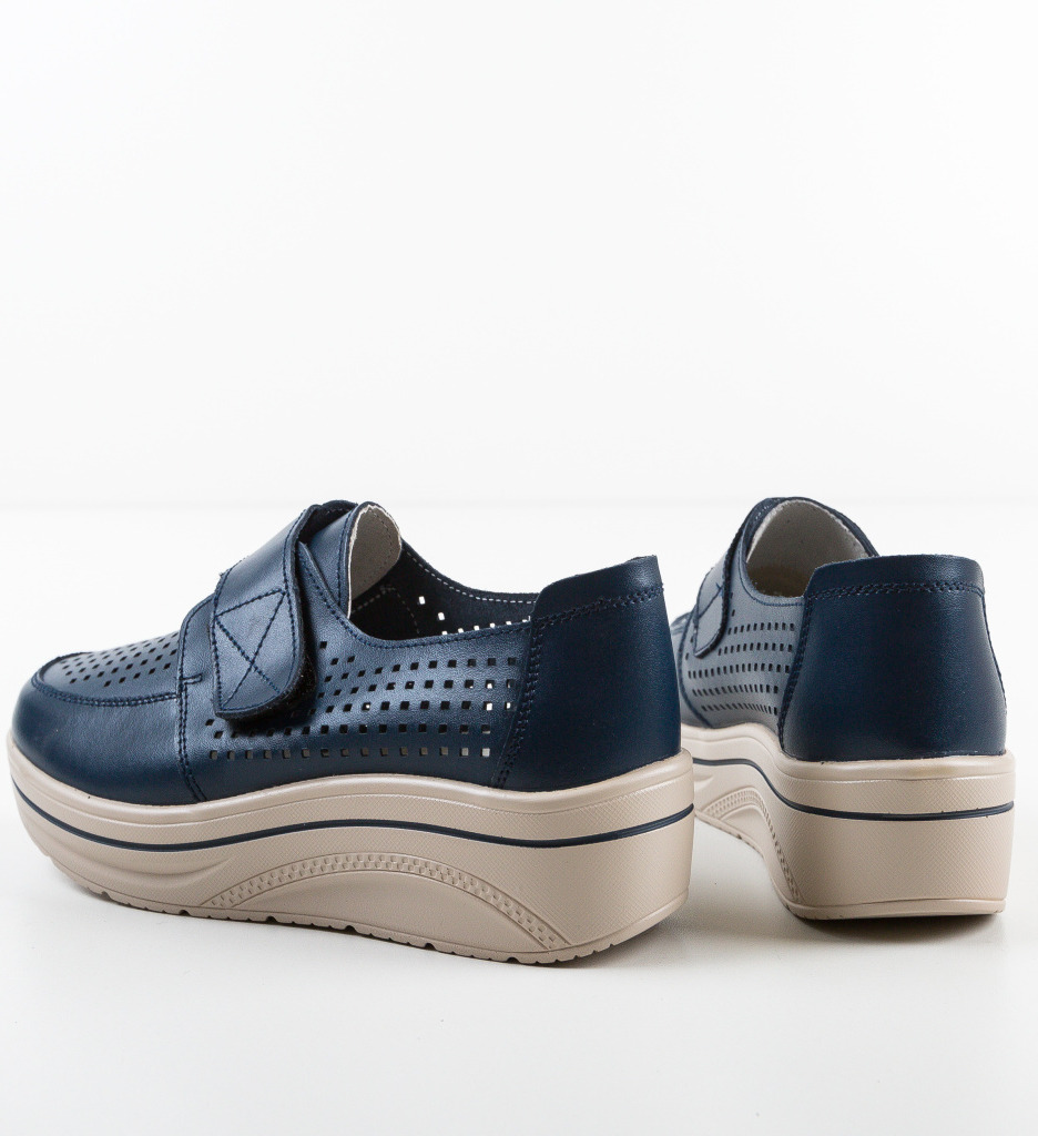Pantofi Casual Rezilento Bleumarin - Confort Zilnic - imagine 6