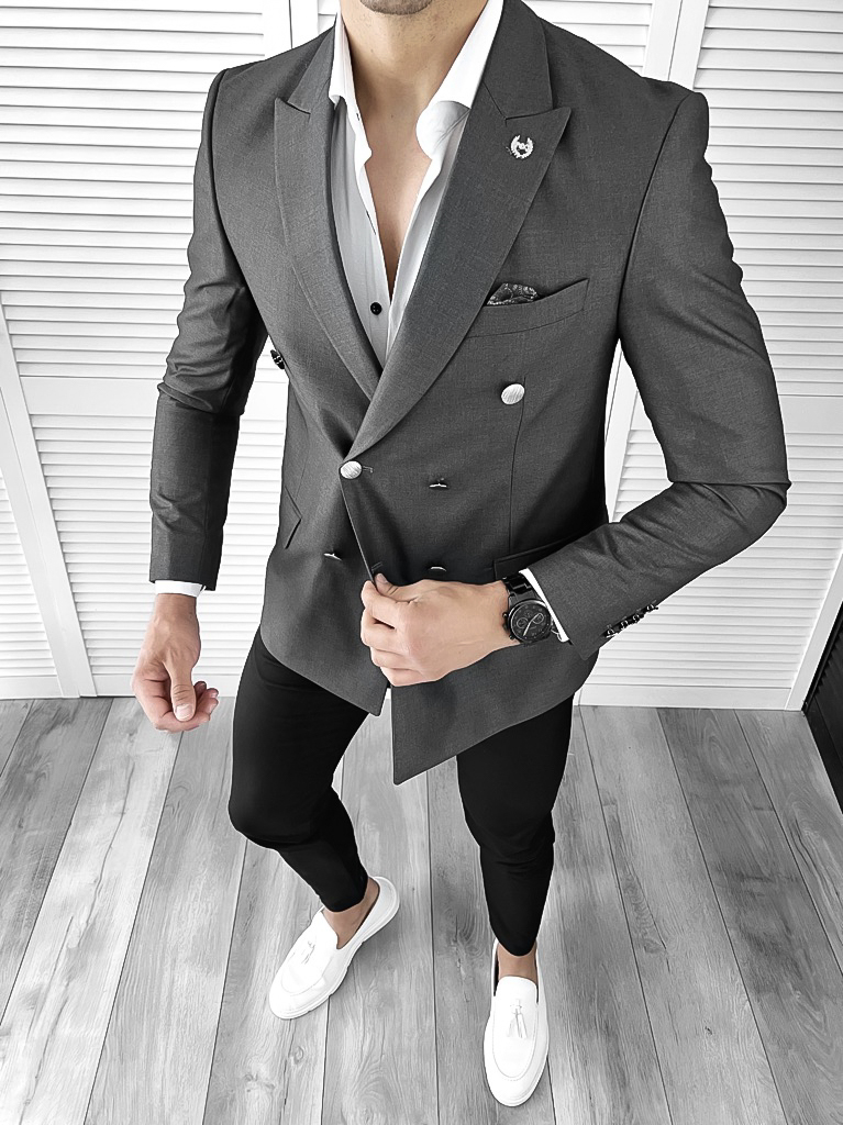 Sacou Barbati Slim Fit Elegant | Model Versatil