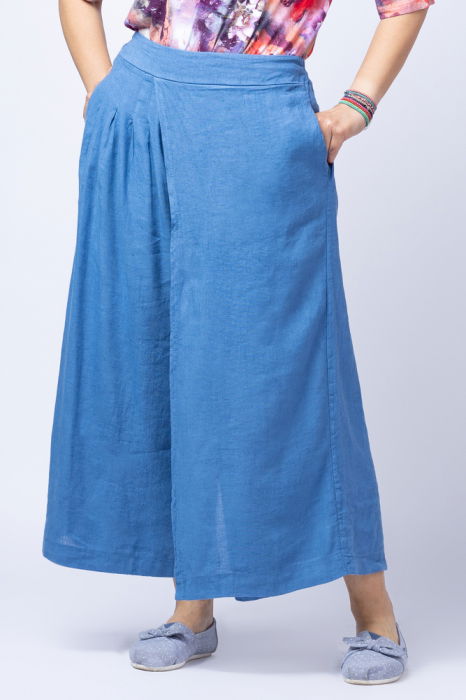 Pantaloni In cu Talie Elastica Rosa 99