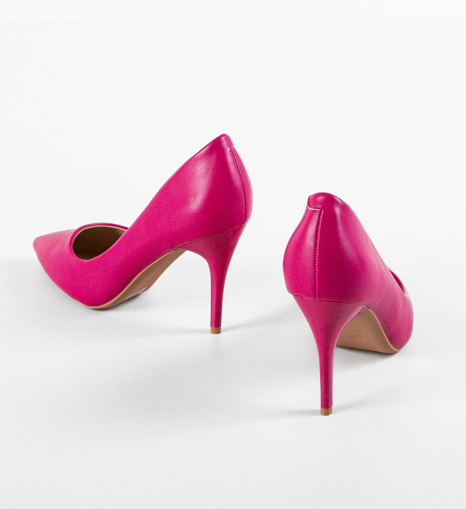 Pantofi cu Toc Danube Fuchsia - Eleganță și Stil - imagine 6