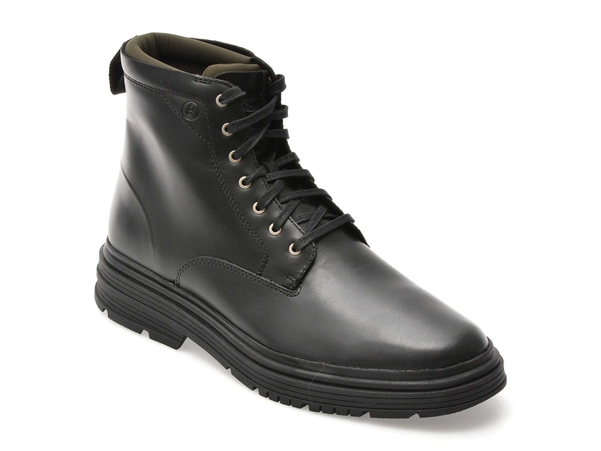 Clarks BADBURY HI WP - Ghete Negre Piele