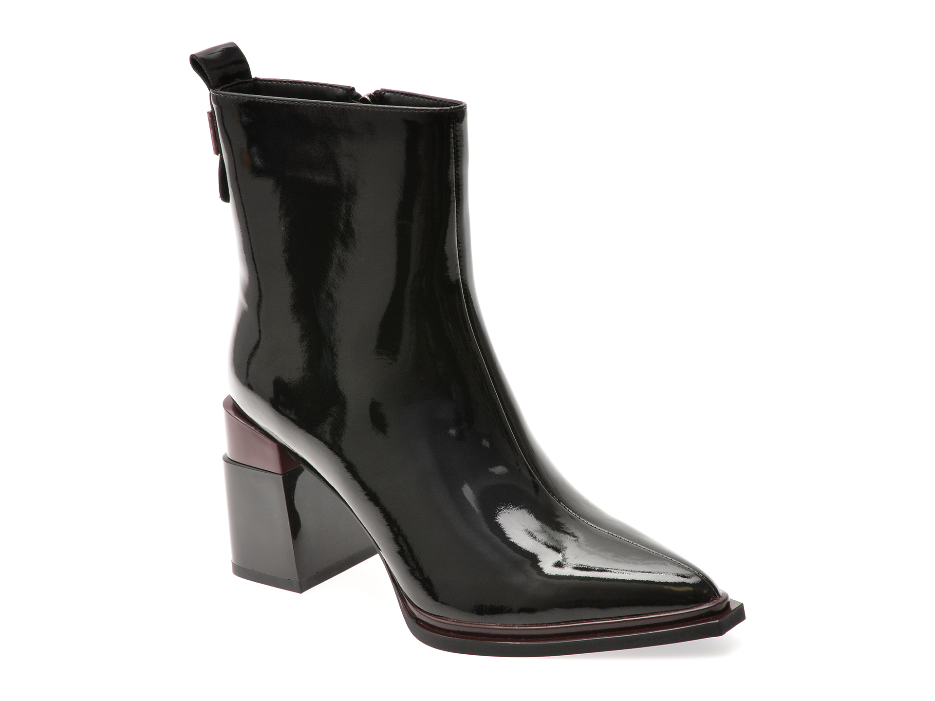 Botine Elegante Flavia Passini Piele Lacuită