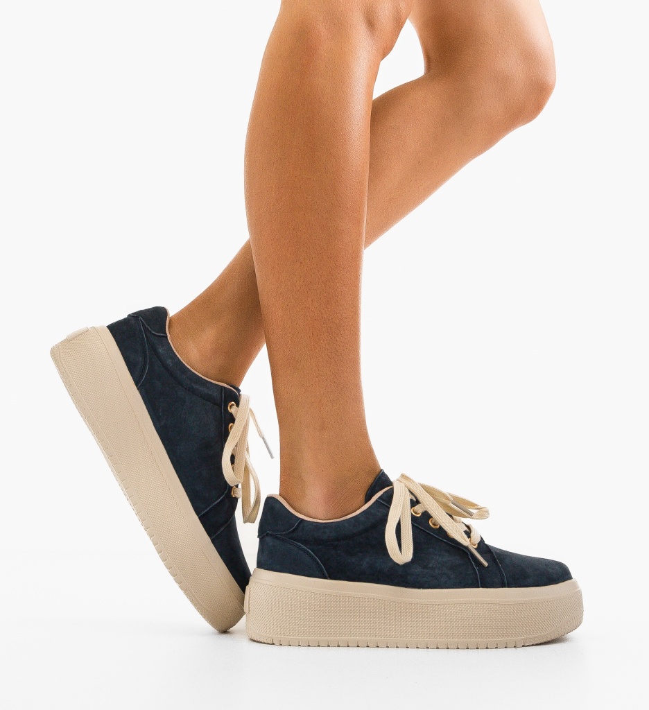 Sneakers Dama Daravo Albastri | Confort Sport - imagine 3