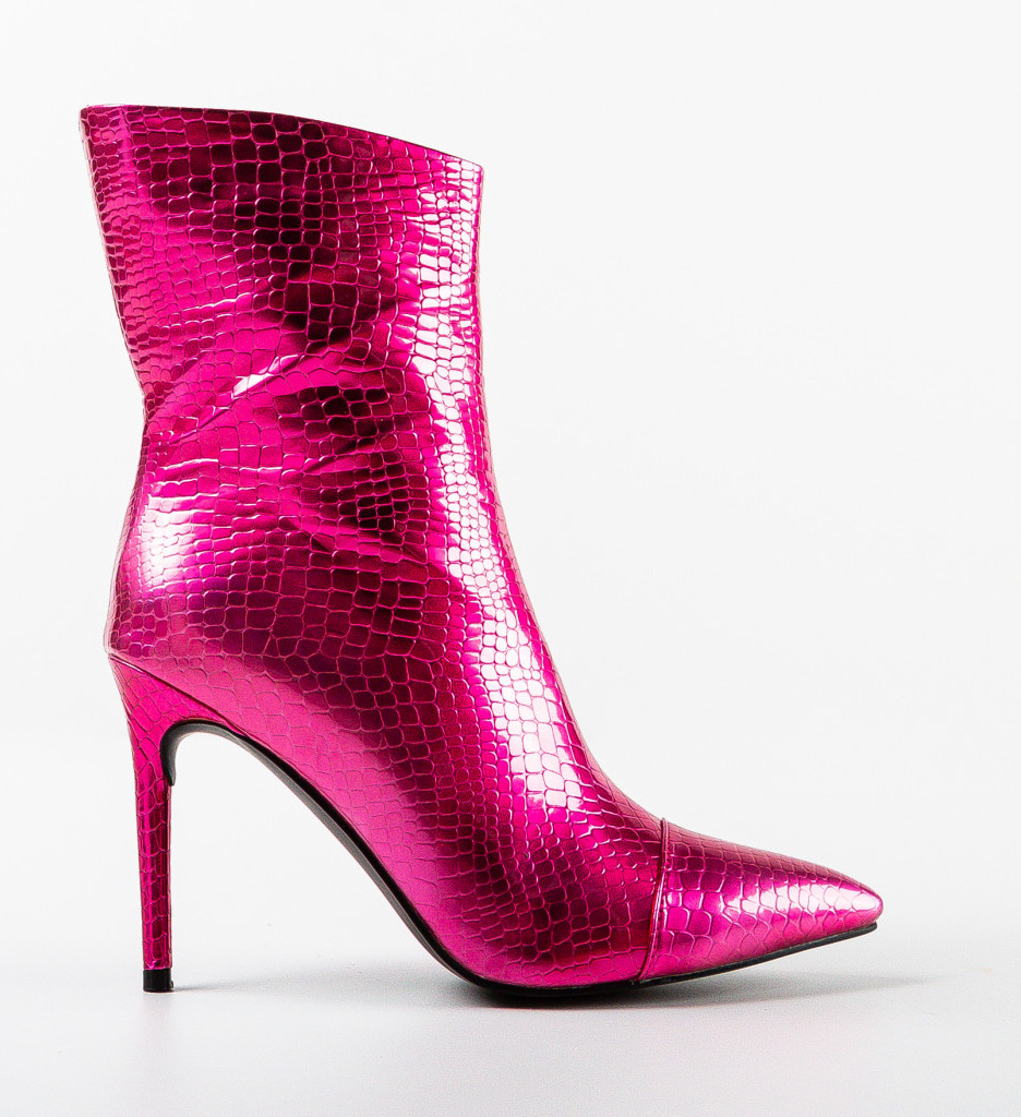 Botine Dama Yassin Fuchsia - Stil Vibrant - imagine 5