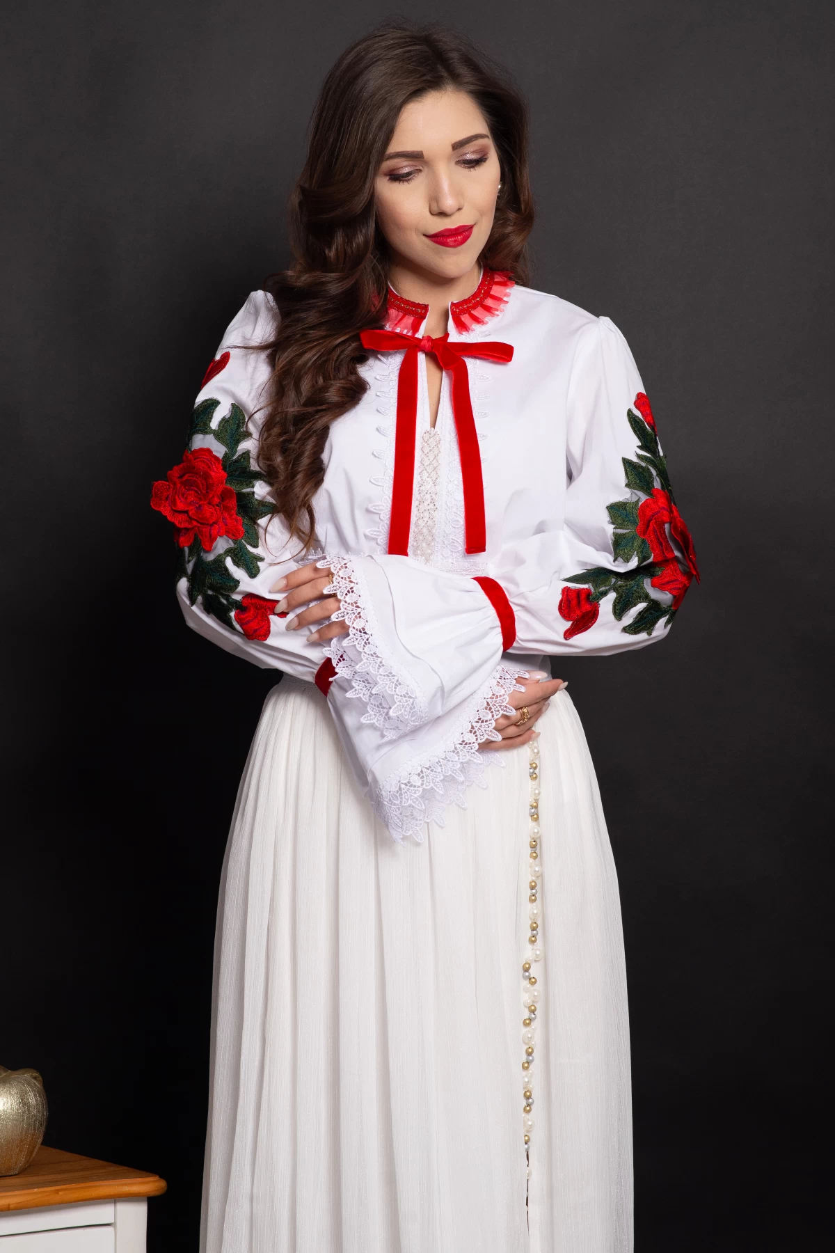 Ia Eleganta Eleanor cu Trandafir Inpuff - imagine 1