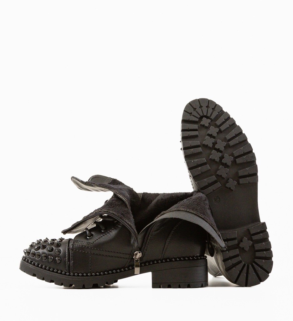 Ghete Dama Negre Elegante - Stil și Confort - imagine 5