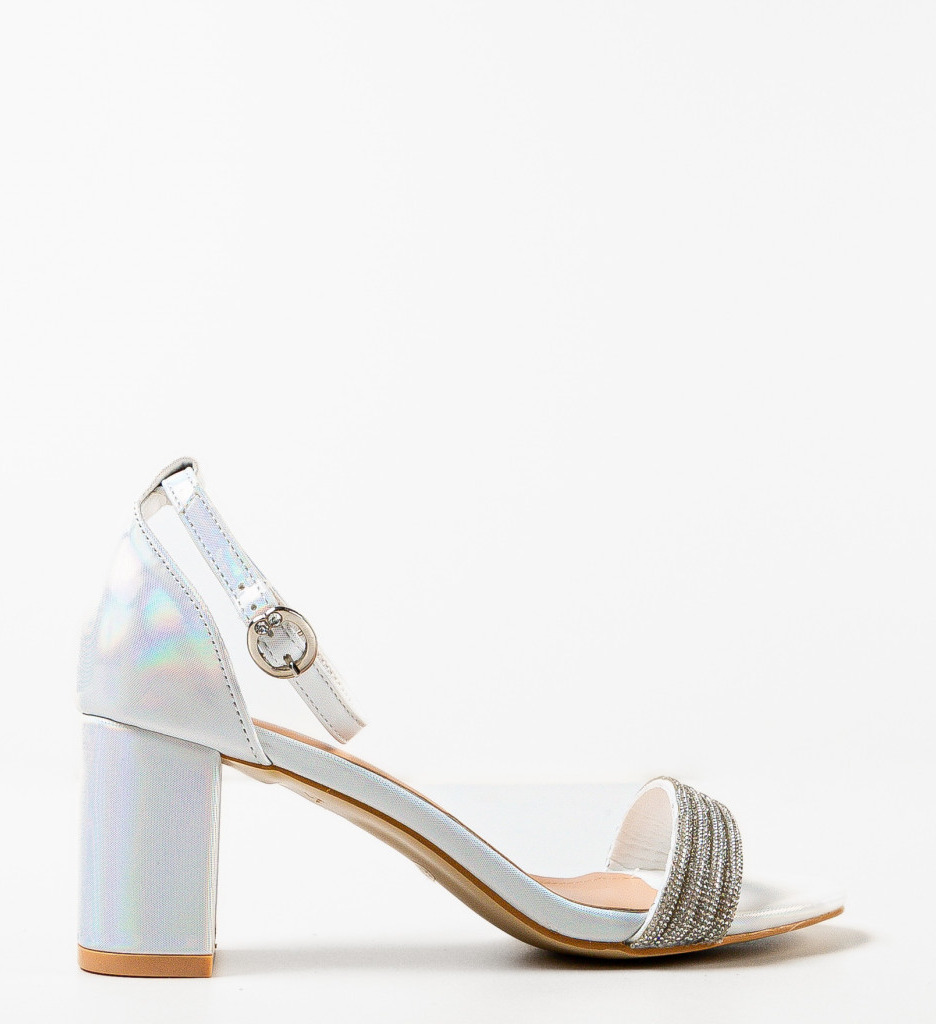 Sandale Ward Argintii - Eleganta si Stil - imagine 4