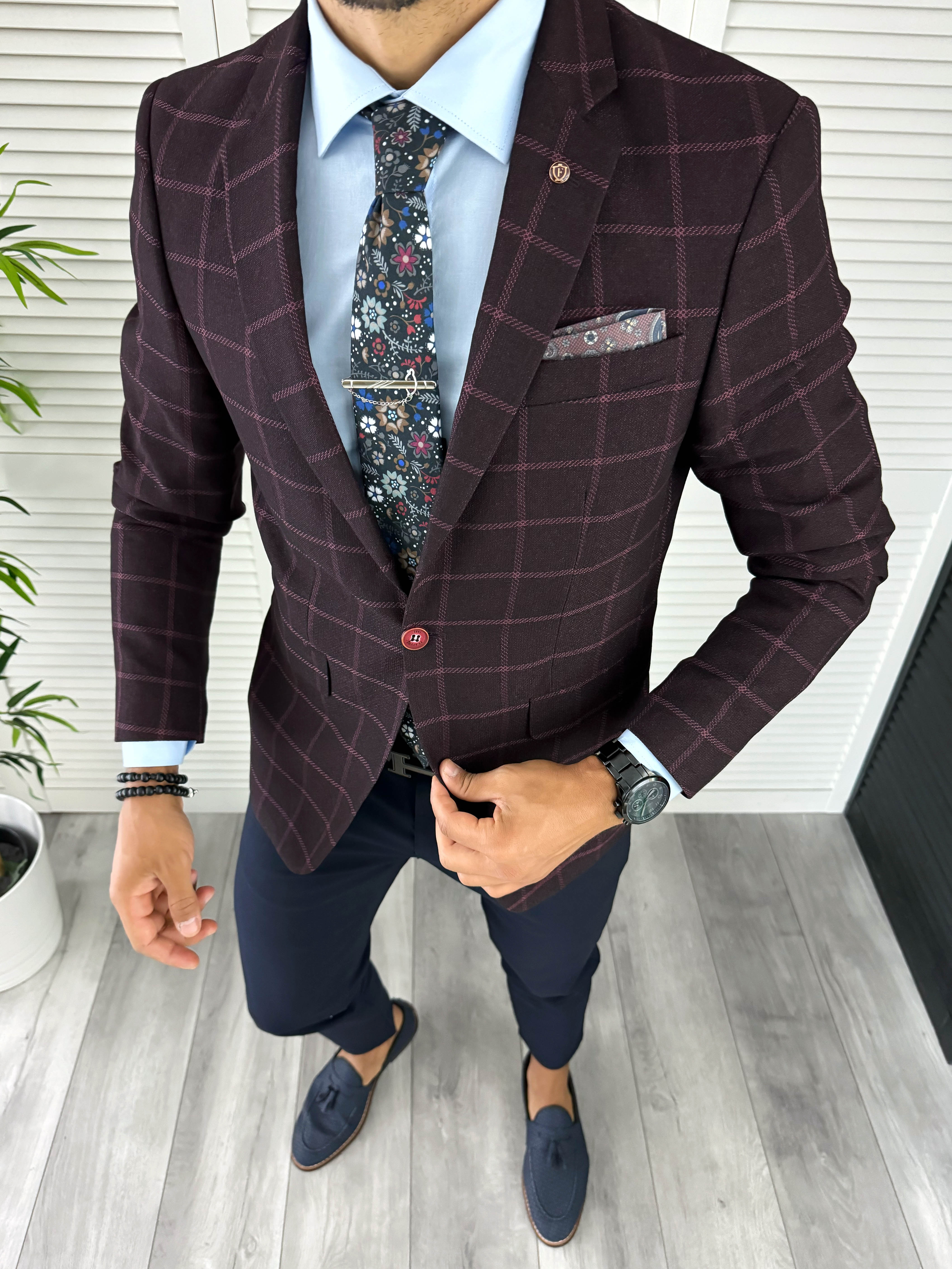 Sacou Barbati Slim Fit Elegant - 12845