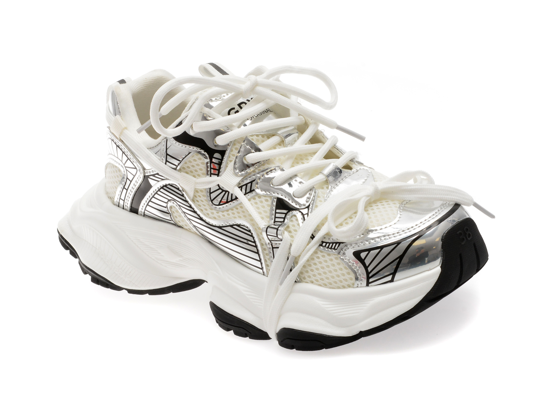 Pantofi Albi Gryxx | Versatili și Confortabili