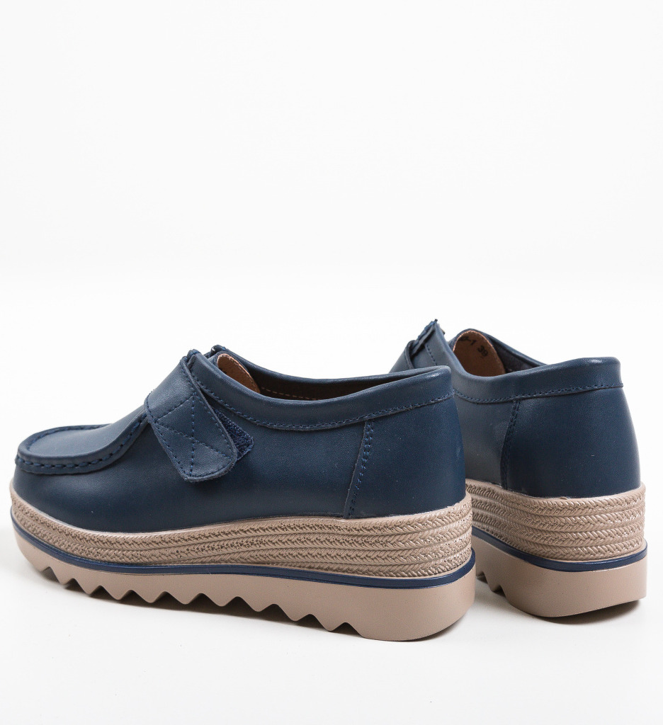 Pantofi Casual Straif Bleumarin - Confort și Stil - imagine 5