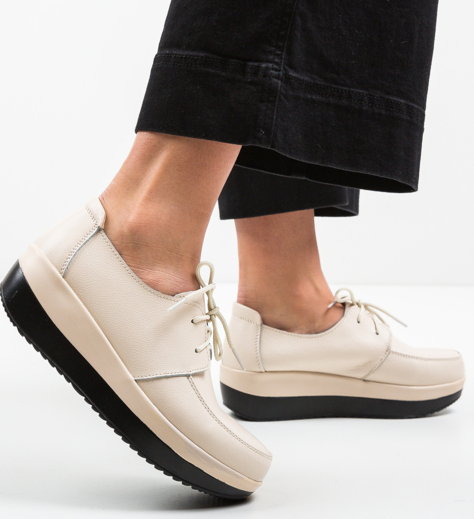 Pantofi Casual Bej - Stil și Confort Zilnic - imagine 3
