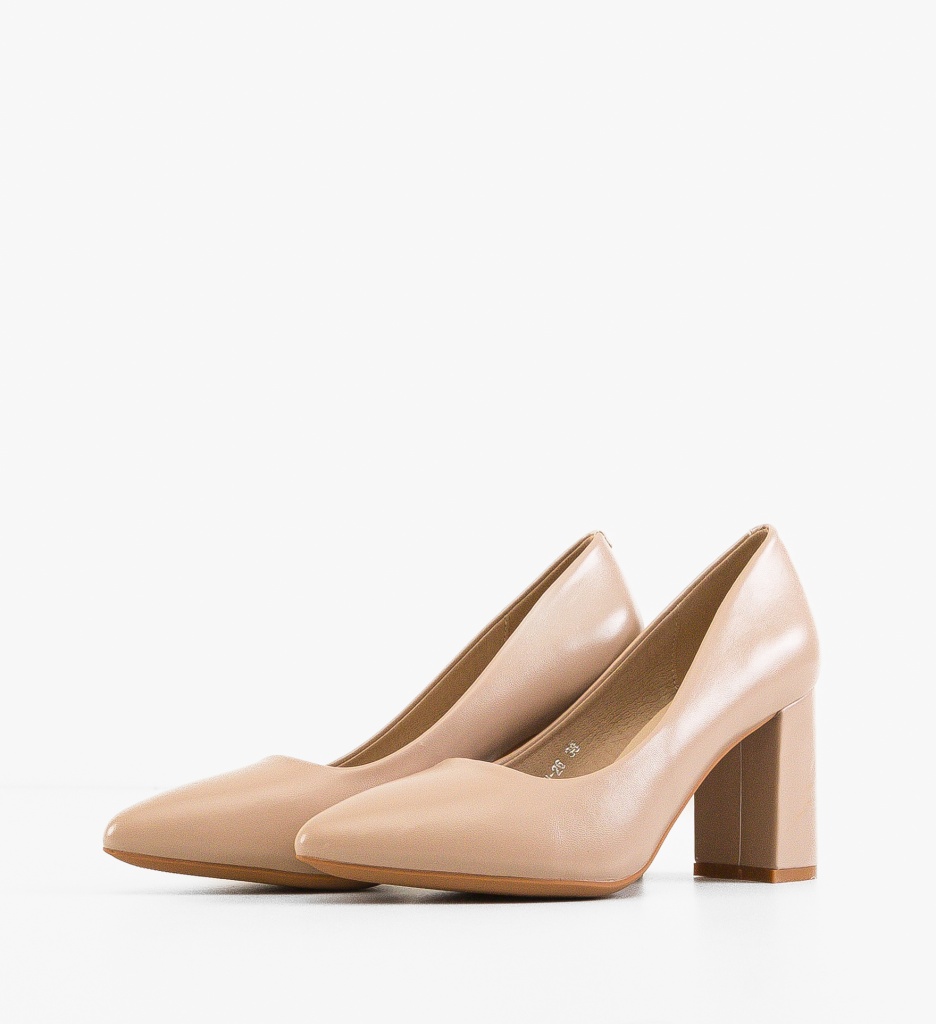 Pantofi cu toc Bej Freska - Eleganță și Confort - imagine 4