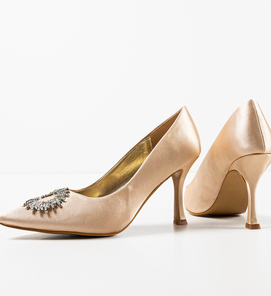 Pantofi Dama Gallegos Aurii | Eleganță și Stil