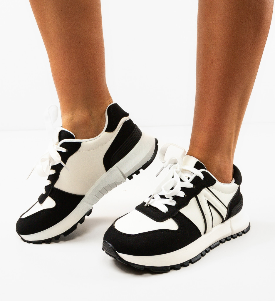 Sneakers dama Morga Negri - Confort și Stil - imagine 3