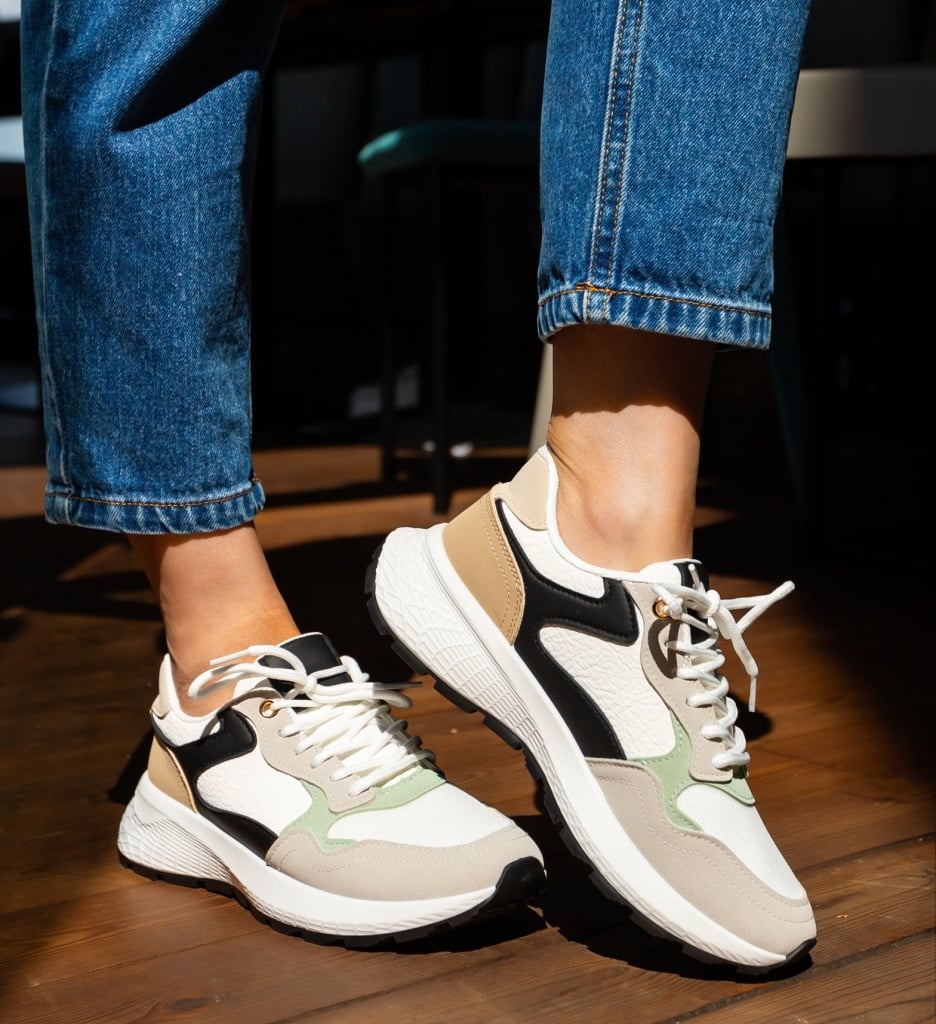 Sneakers Dama Alina Gri - Confort Urban