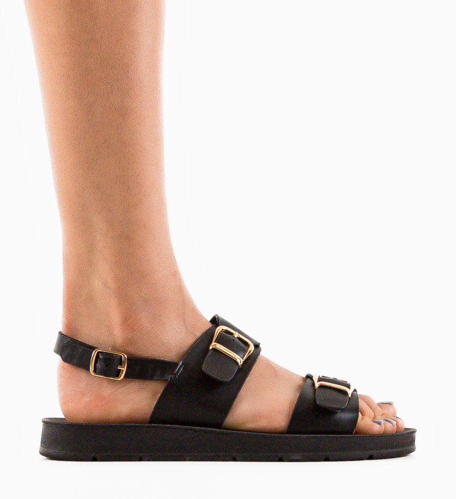 Sandale Dama Genex Negre | Eleganță și Confort - imagine 5