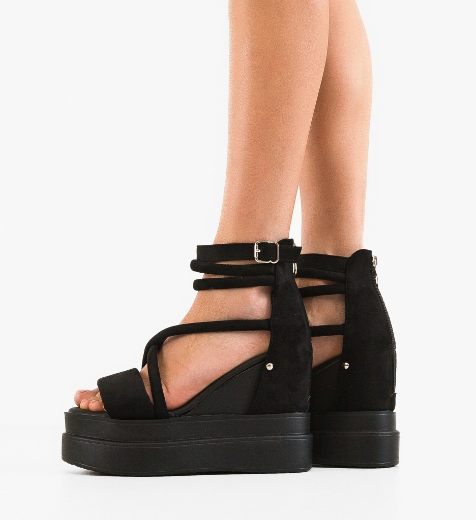 Platforme Dama Shamar Negre | Stil și Înălțime - imagine 3