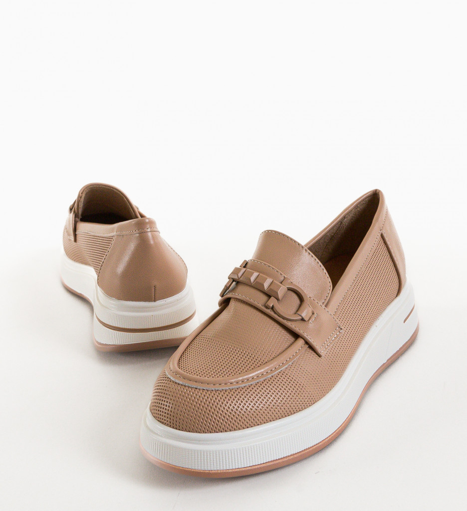 Pantofi Casual Kores Bej - Confort și Stil - imagine 5