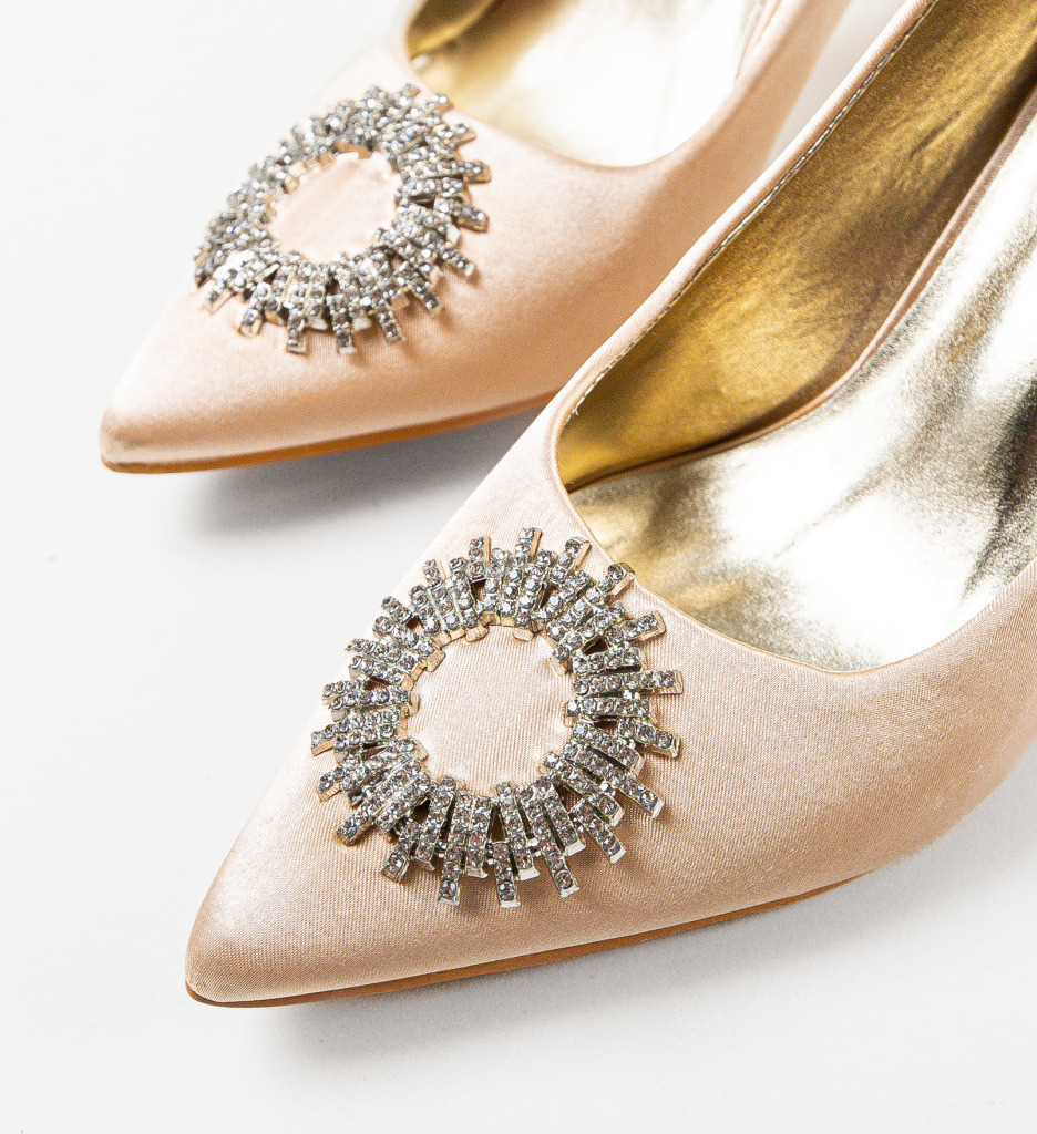 Pantofi Dama Gallegos Aurii | Eleganță și Stil - imagine 6