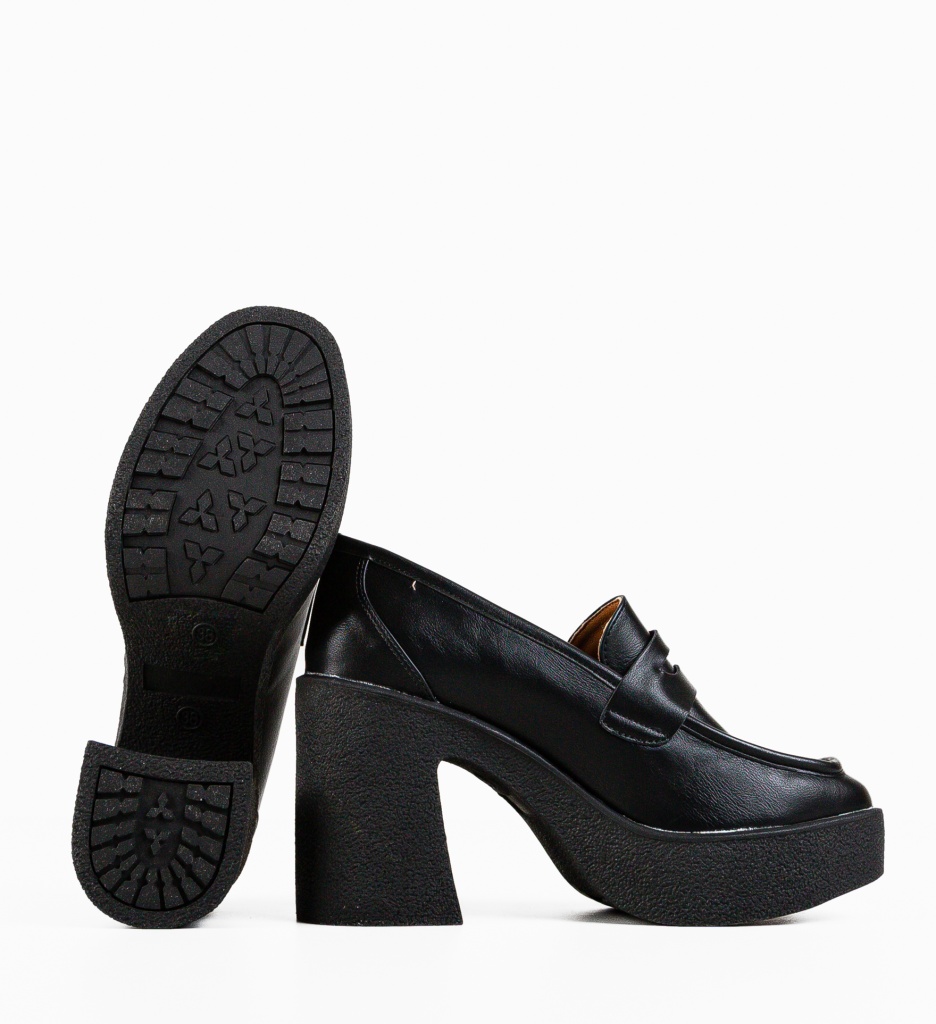 Pantofi Socheat Negri | Eleganță Garantată - imagine 6