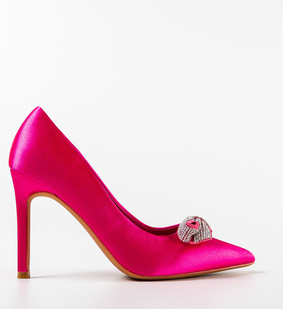 Pantofi cu Toc Knott Fuchsia - Stil și Eleganță - imagine 5