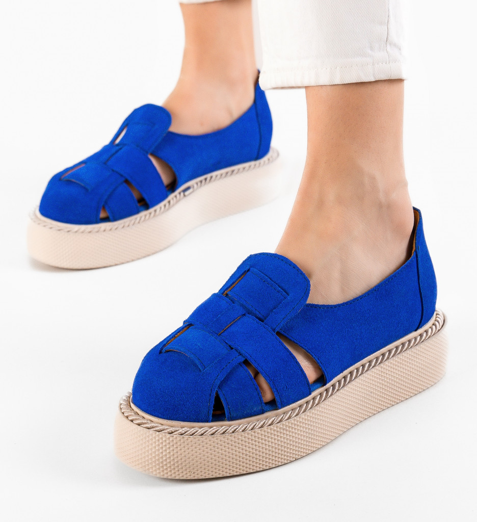 Pantofi Casual Anura Albastri | Confort și Stil - imagine 3