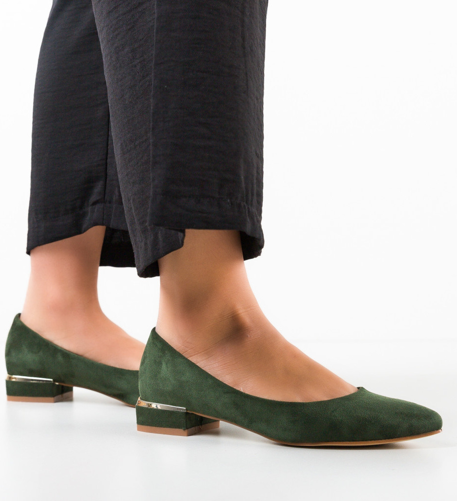Pantofi dama Depere Verizi - Eleganță și Stil - imagine 3